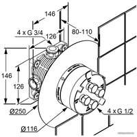 Монтажная коробка Kludi Flexx Boxx 88011