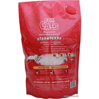 Наполнитель для туалета For Cats Strawberry 4 л