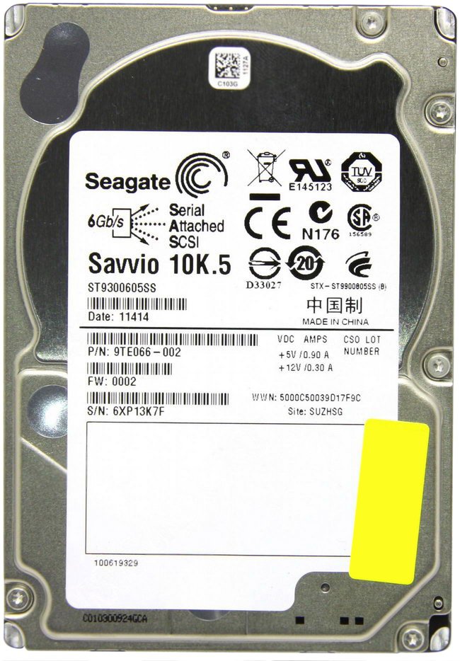 

Жесткий диск Seagate Savvio 10K.5 300GB ST9300605SS