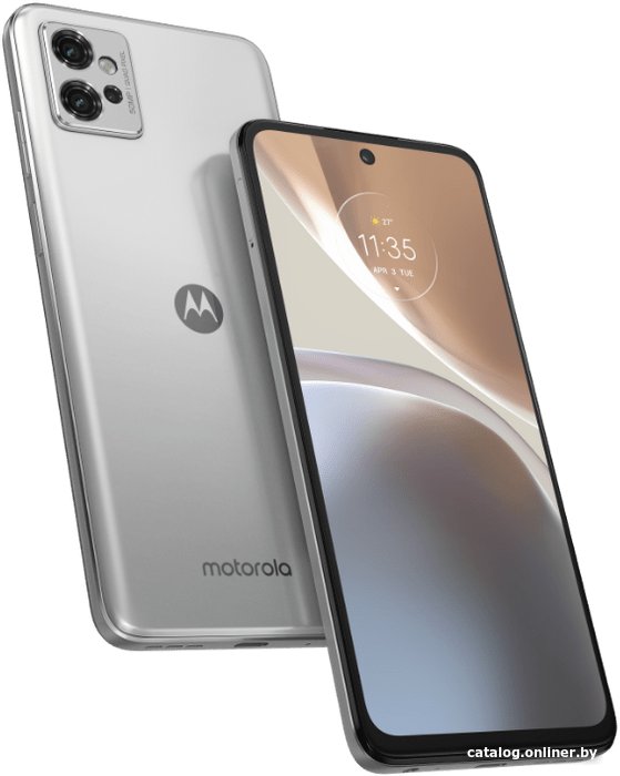 Motorola Moto G32 4GB/64GB (атласное серебро) телефон купить в Минске
