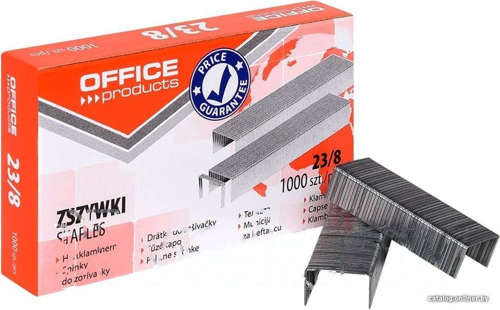 Скобы канцелярские Office Products 18072329-19 (1000 шт)