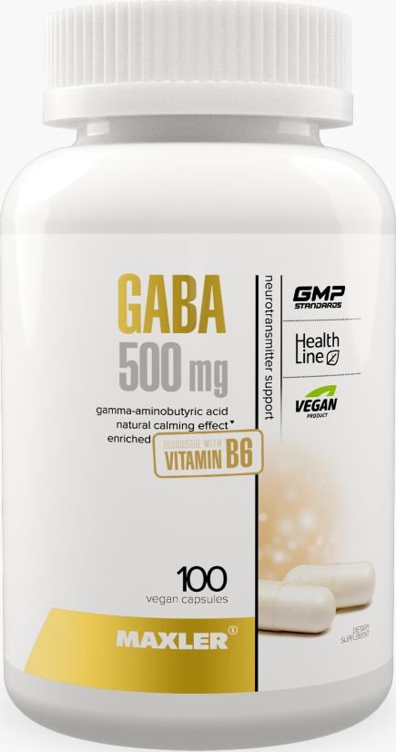 Комплекс Maxler GABA 500 мг (100 капсул)