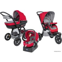 Универсальная коляска Chicco Trio Activ3 (3 в 1, red berry)