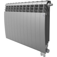 Биметаллический радиатор Royal Thermo BiLiner 500 Silver Satin VR (12 секций)