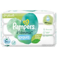 Влажные салфетки Pampers Harmonie Aqua (3x48 шт)