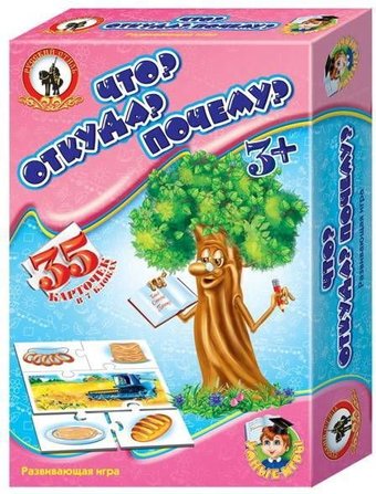 Развивающая игра Русский стиль Умные игры. Что? Откуда? Почему? 03967
