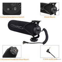 Проводной микрофон Comica CVM-V30 Lite (черный)