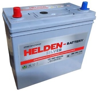 

Автомобильный аккумулятор Helden JIS L+ (45 А·ч)