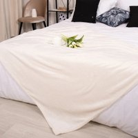 Плед Casa Conforte Nonna Inspiration 110x150 6155293 (молочный/белый)