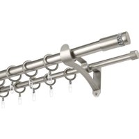 Карниз для штор Sundays Home Волна Имидж 25мм+16мм двухрядный (сатин, 1.6м)