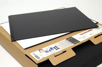 Картонная обложка для переплета OPUS Classic A4 217x300 мм OHC217X300C10 (10 шт, черный)