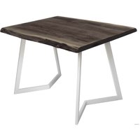 Кухонный стол Buro7 Уиллис 120 (с обзолом, дуб мореный/белый)