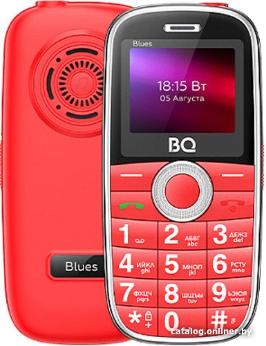 Кнопочный телефон BQ BQ-1867 Blues (красный)