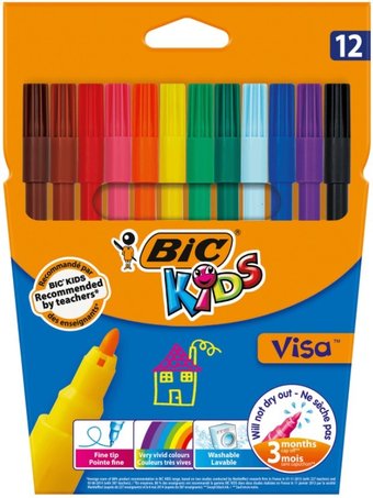 BIC Кидс Виза (12 шт)
