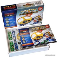 Конструктор Знаток Первые шаги в электронике 70196 Набор А (15 схем)