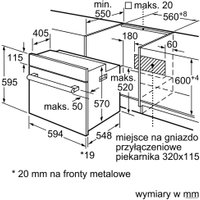 Электрический духовой шкаф Bosch Serie 2 HBF134EB1