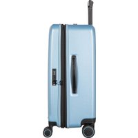 Чемодан-спиннер Verage Freeland 20062-M+ 68 см (серебристо-голубой)