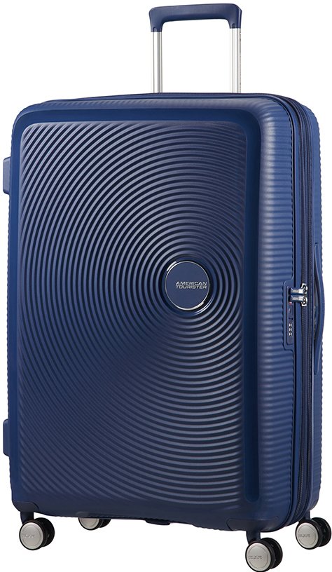 

Чемодан-спиннер American Tourister Soundbox Midnight Navy 77 см