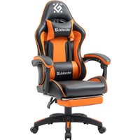 Игровое (геймерское) кресло Defender Sorang (черный/оранжевый)