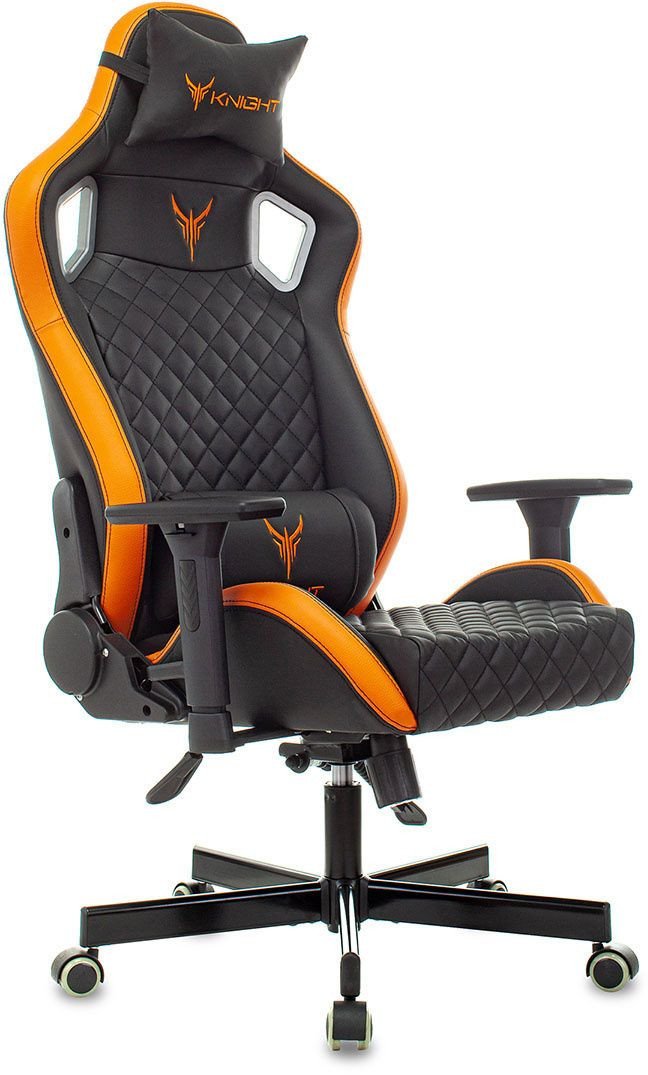 

Игровое (геймерское) кресло Knight Outrider (черный/оранжевый)