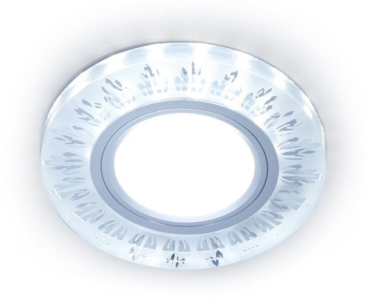 

Точечный светильник Ambrella light S216 CL/FR GU5.3+3W (Led Cold)