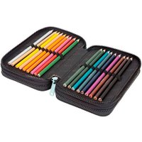 Пенал CoolPack Jumper F067661 с наполнением (бирюзовый)