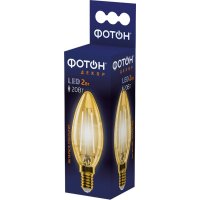 Светодиодная лампочка Фотон LED FL B35 2W E14 2200K (серия Декор)