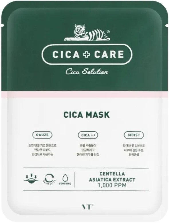 

Vt Cosmetics Маска для лица тканевая Cica Mask Pack 28 г