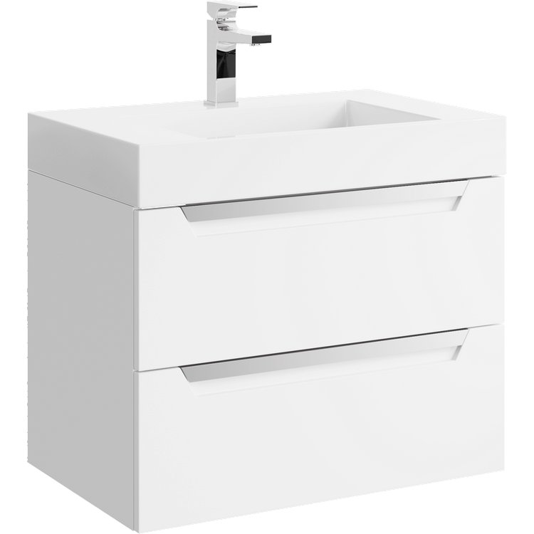 

Aqwella Тумба с умывальником Cube CUB0107W + Toledo 700 Tol.07.04.D