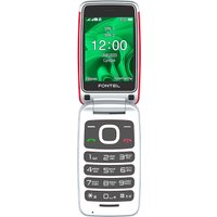 Кнопочный телефон Fontel FL280 (красный/белый)