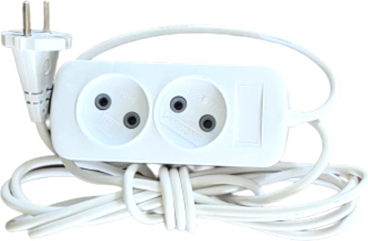 

Удлинитель Тифлос У6-2-3м (белый)