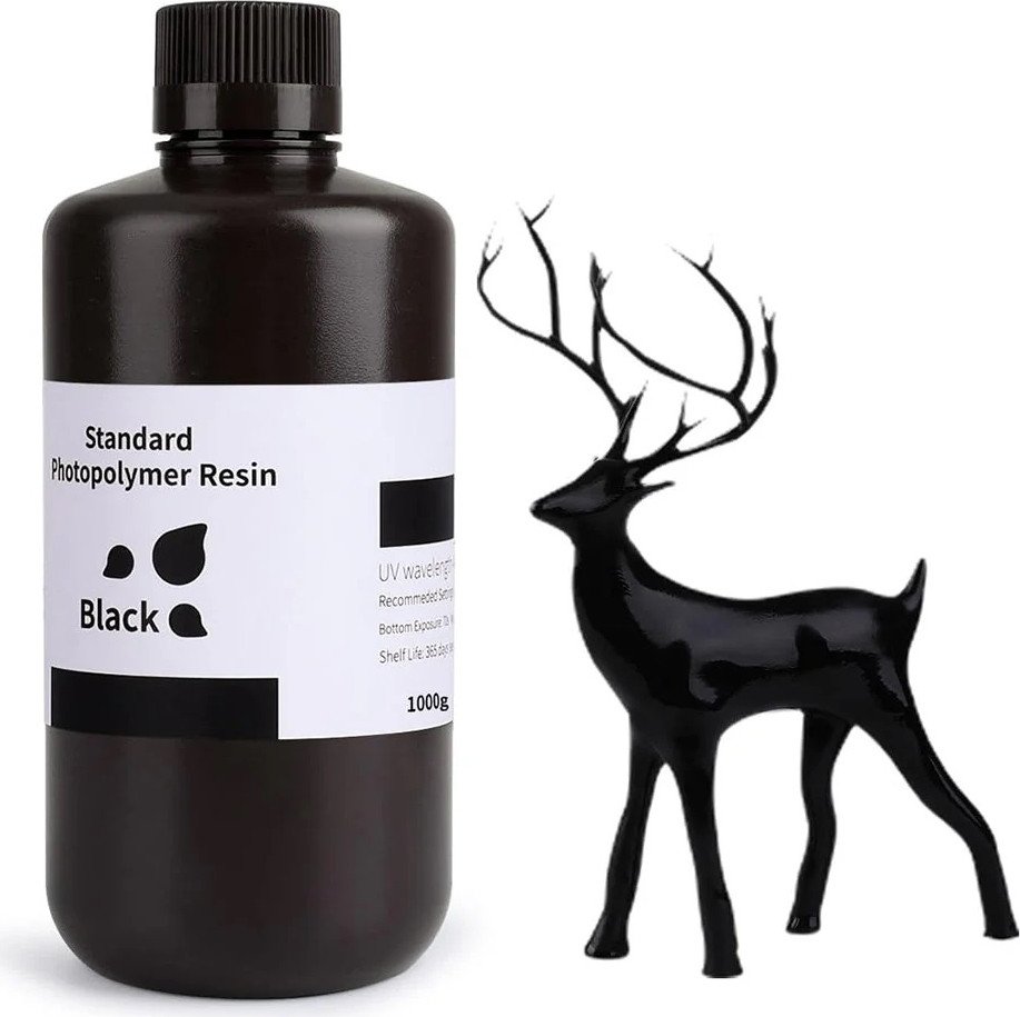 Фотополимер Elegoo Standard Resin 1кг (черный)