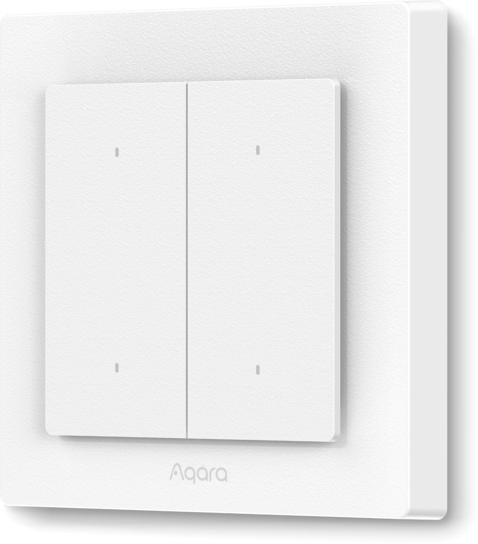 Умный выключатель Aqara Light Switch H2 EU WS-K08D 2 клавиши (белый)