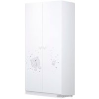 Шкаф распашной Polini Kids French 1230 Teddy 0001589.9 (белый)