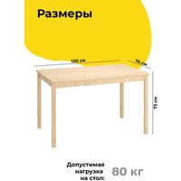 Кухонный стол Диприз Ingo Д.60020.1 (без отделки)
