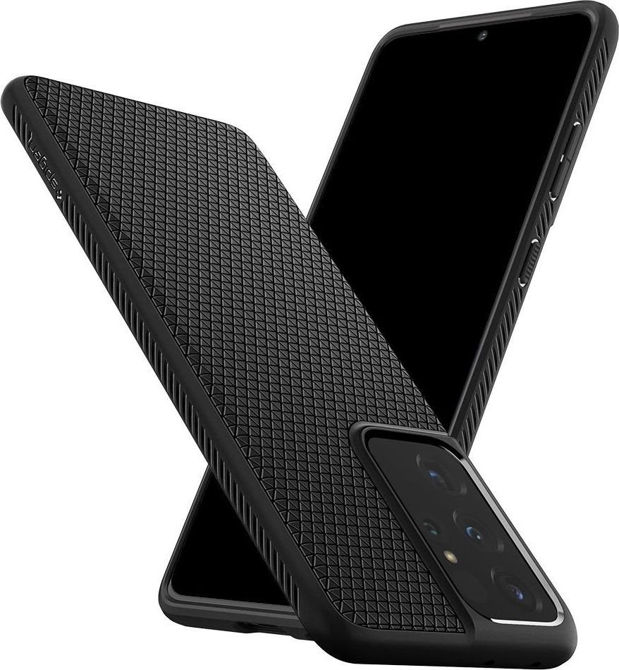 

Чехол для телефона Spigen Liquid Air для Galaxy S21 Ultra ACS02350 (черный матовый)