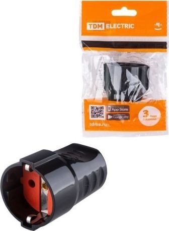

Розетка TDM Electric SQ1806-0212 (черный)