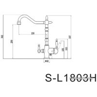 Смеситель Savol S-L1803Н