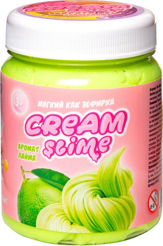 

Слайм Slime Cream-Slime с ароматом лайма SF05-X