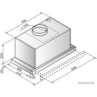 Кухонная вытяжка Elikor Интегра S2 60Н-700-В2Г (нержавеющая сталь)