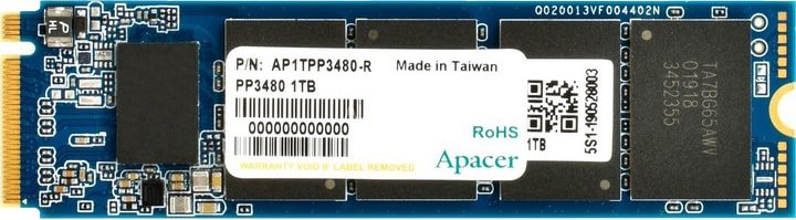 

SSD Apacer PP3480 1TB AP1TPP3480-R