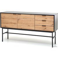 Комод Halmar Murano KM-1 (дуб артизан/черный)