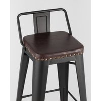 Стул Stool Group Tolix Soft LF630A Matte Black 3474+PU7005 (черный матовый)