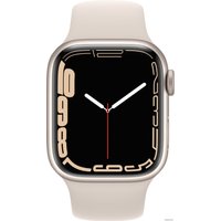 Умные часы Apple Watch Series 7 41 мм (звездный свет/звездный свет спортивный)