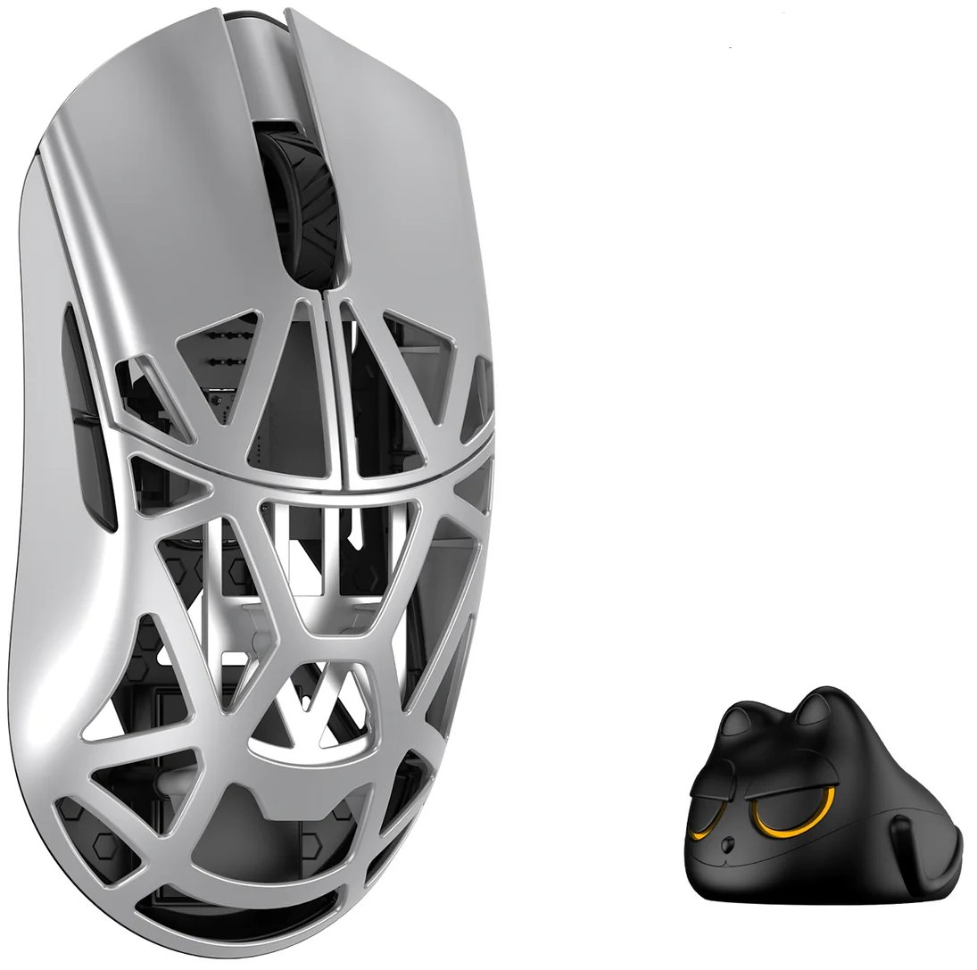 Игровая мышь WLMouse Beast X Pro TTC Nihil Solid Sides (серебристый)