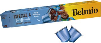 Кофе в капсулах Belmio Espresso Decaffeinato 10 шт