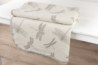 Плед Pole Kvetak (Беларускі лён) 220x205 22С155-ШР/у./л.с.уп. (330 Стрекоза-1/сорт 1)