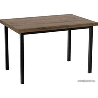 Кухонный стол TMB Loft Дарен Дуб 1200x600 40 мм (темный орех)