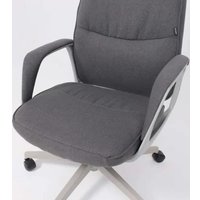Офисное кресло AksHome Sierra (серая ткань/серый металл)