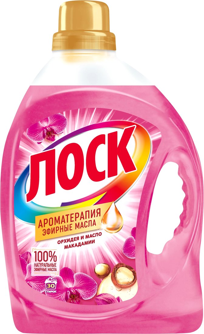 

Гель для стирки Losk Ароматерапия Орхидея и Масло Макадамии 2.19 л